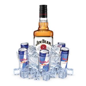 PARTY BOX Jim Beam White 0,7 + 6x Red Bull photo