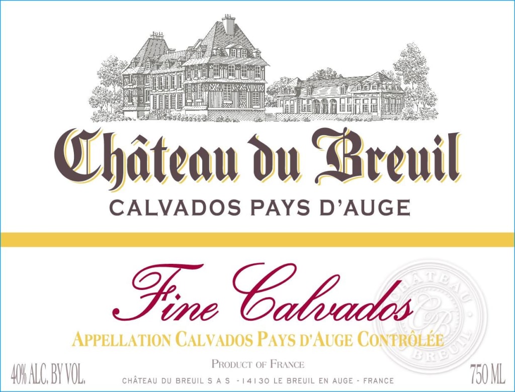 Бренди Chateau du Breuil Fine Calvados Pays d'Auge AOC photo 2