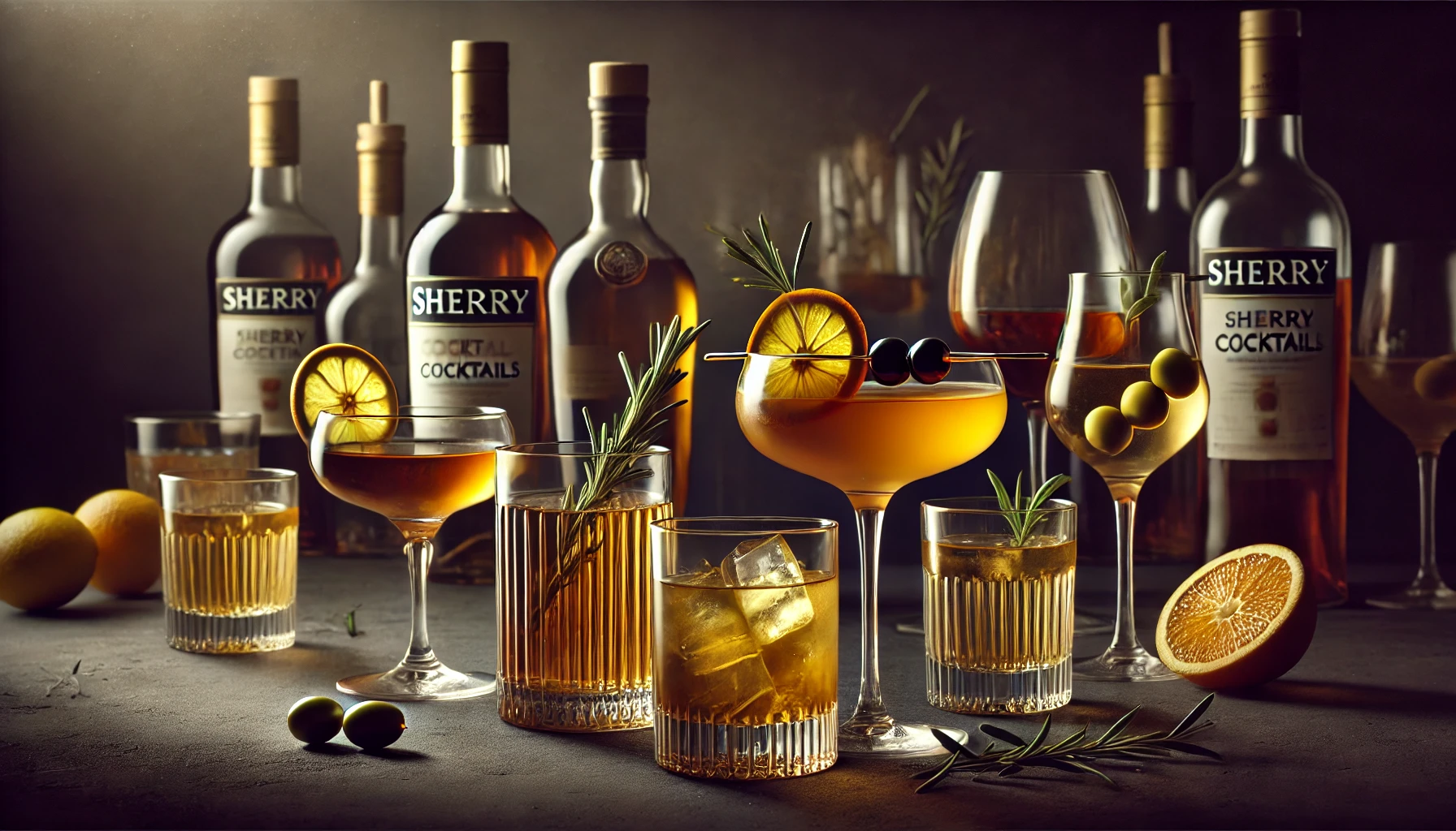 Алкогольные коктейли с хересом