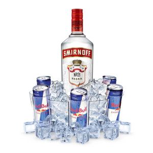 PARTY BOX Smirnoff RED 1L + 6x Red Bull photo