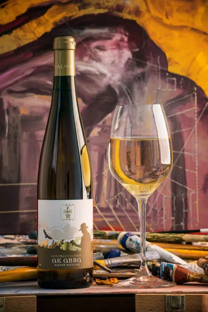 Вино Ak Arba Kazakh Riesling photo 2