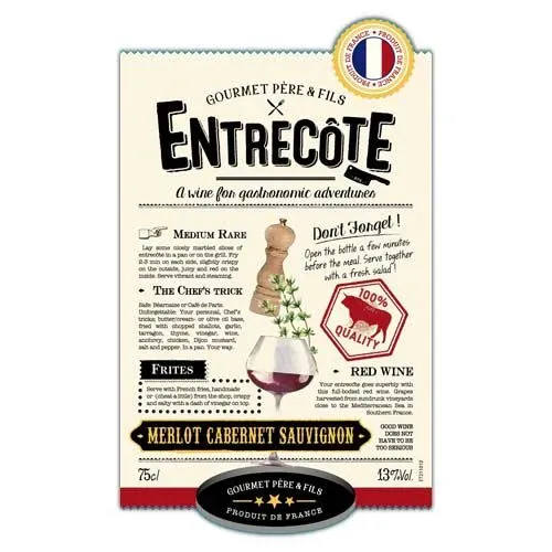 Entrecote Merlot, Cabernet Sauvignon, Syrah photo 2