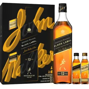 Набор Johnnie Walker Black Label 12YO 0,7 + Gold Label 0.05, Double Black 0.05 photo